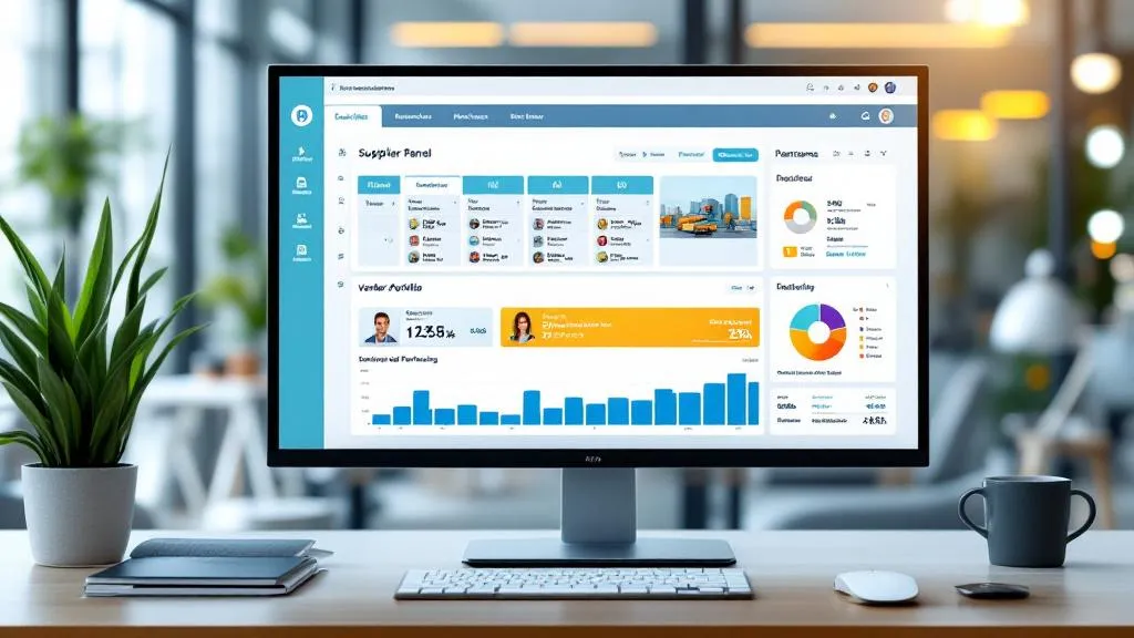 Dashboard de gestion du panel fournisseurs B2B